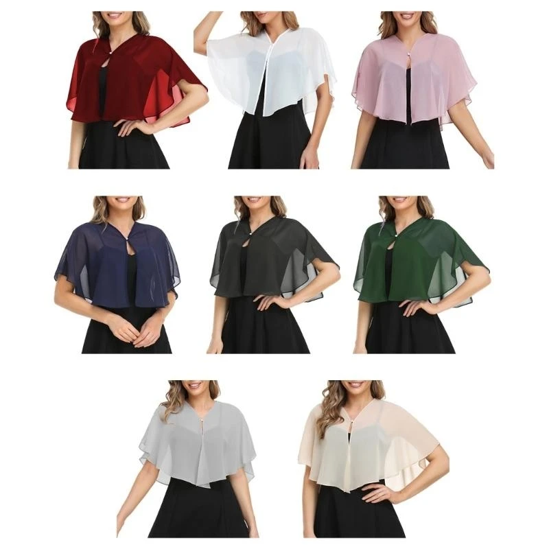 

F2TD Versatiles Chiffon Scarf Fashionable Women’s Shawl Soft Comfortable Shawl Suitable for Modern Women