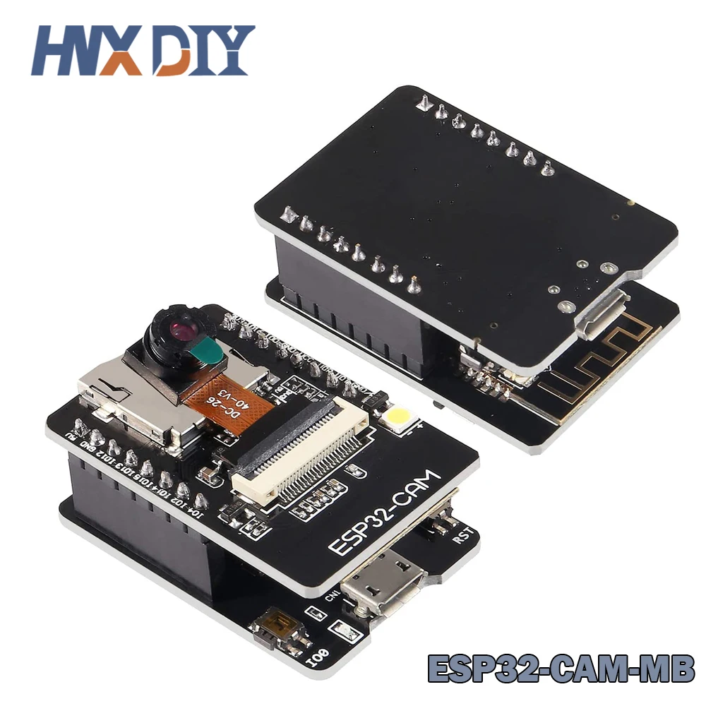 ESP32  ESP32-CAM WiFi + Bluetooth Module Camera Module Development Board with Camera Module OV2640 2MP For Arduino