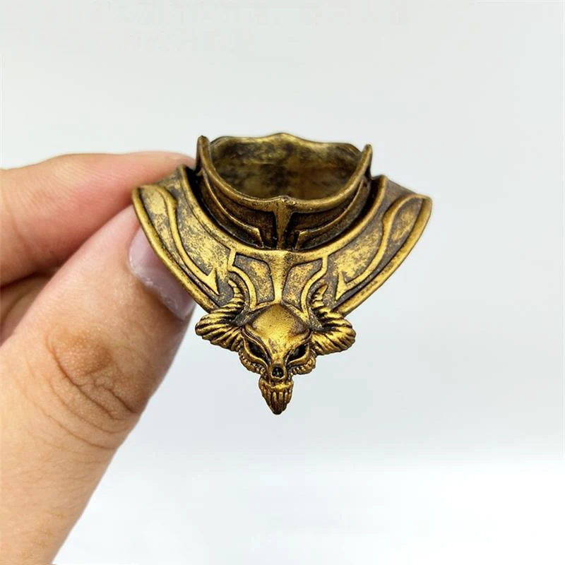 

1/6 TBLeague PL2020-173A Knight Of Fire Warrior Soldier Gold Version Neck Collar Armor For 12inch Doll Action Figure Fans DIY