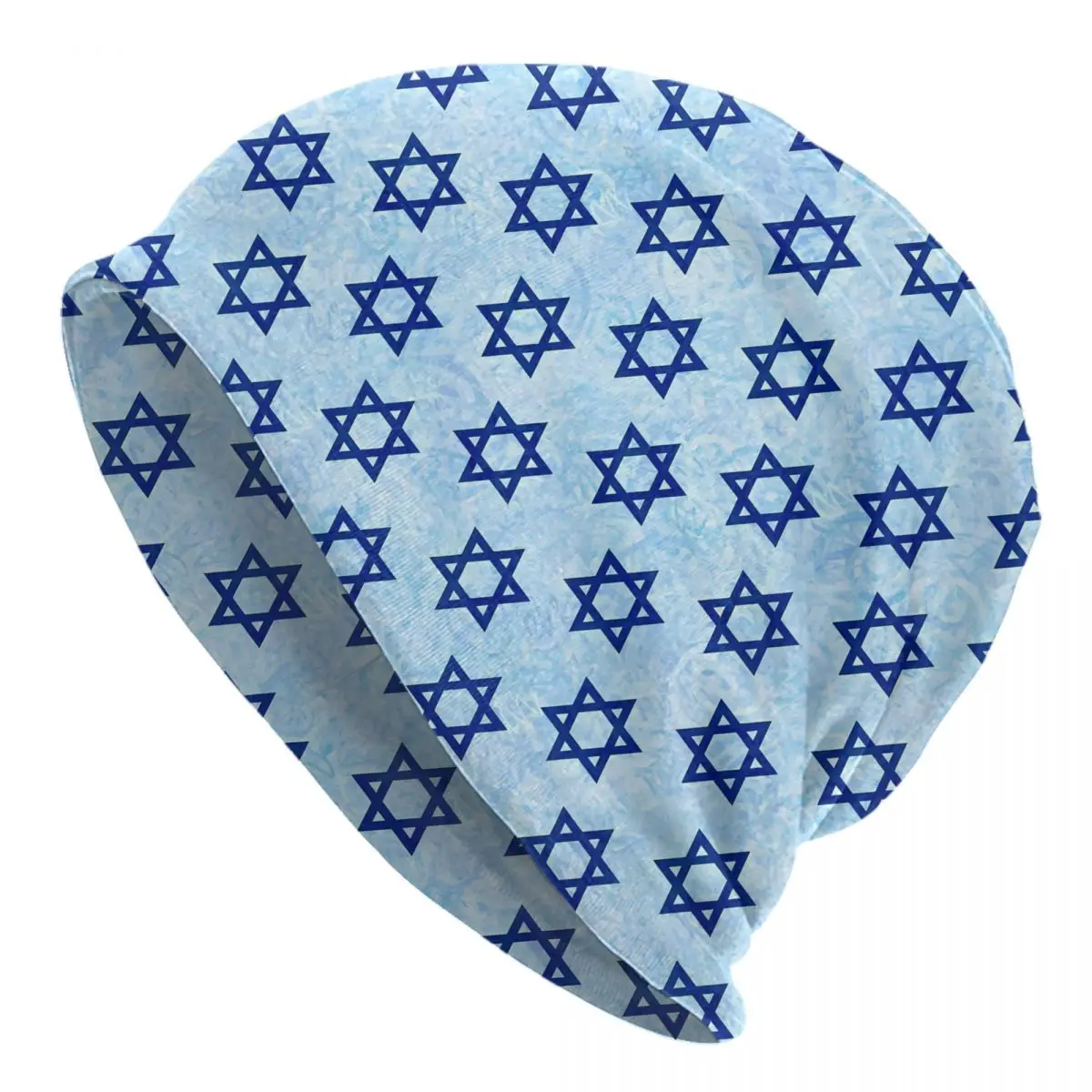 Custom Israel Star Of David Logo Bonnet Hat Knitting Hat Hip Hop Unisex Adult Jerusalem   Winter Warm Beanies Cap