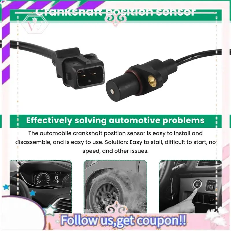 A76T-Датчик положения коленчатого вала для 06-11 Hyundai Accent Kia Rio 39180-22600, 39180-26900, PC531, 5S1776