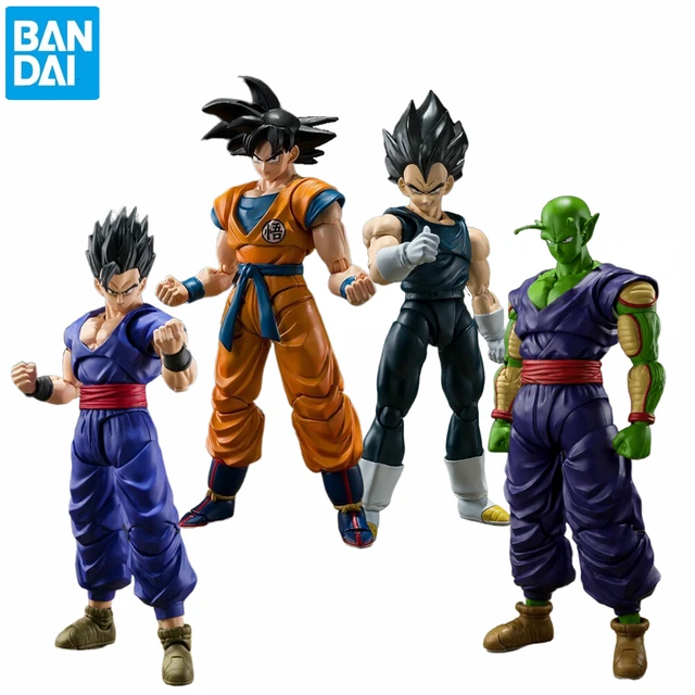 Bandai Anime Dragon Ball Shf Figuarts Super Saiyan Hero Limited Ssj2 Goku Vegeta Gohan Android 16 Action Figure Model Doll Toys