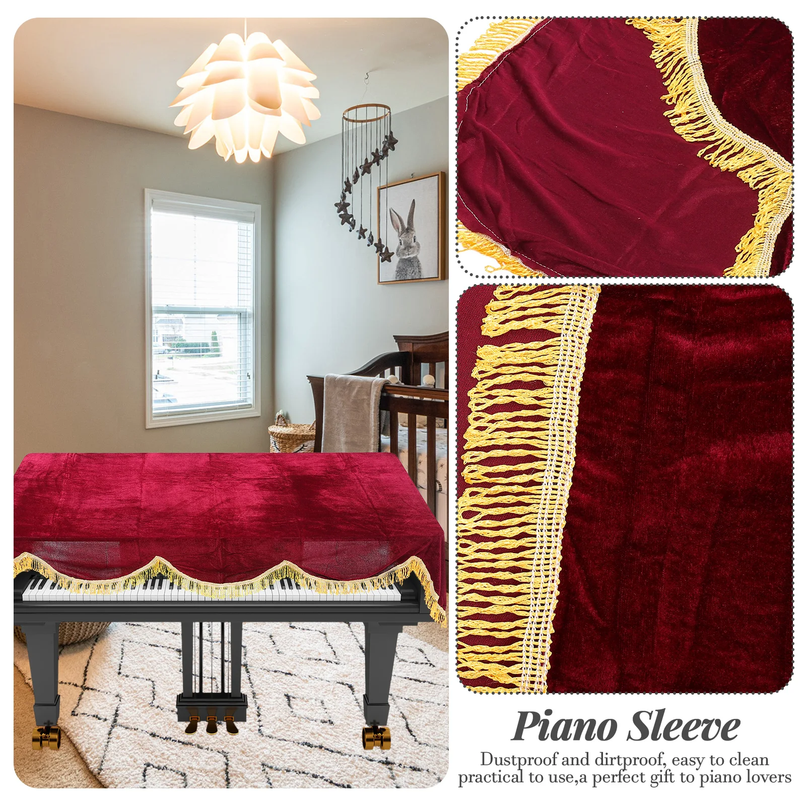 

Electric Piano Cover Keyboard for Instrument Accessory Sleeve Accessories Keyborad