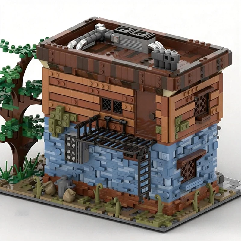 2042 pièces de construction Maison d'automne MOC, blocs modulaires personnalisables, conception créative et technologique, jouet d'assemblage DIY, cadeau