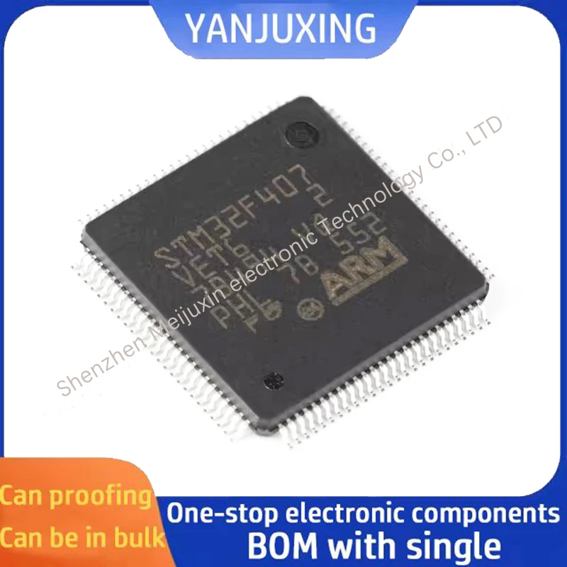 1pcs/lot STM32F407VET6 STM32F407 407VET6 QFP100 Microcontroller chip