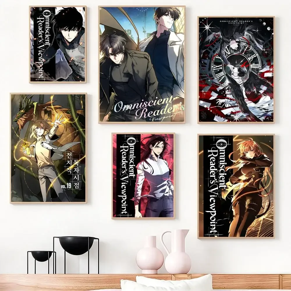 comic Omniscient Reader’s Viewpoint Poster Poster HD Frameless Creamy Style Home Decor Wall Art for Living Room Bedroom Gift