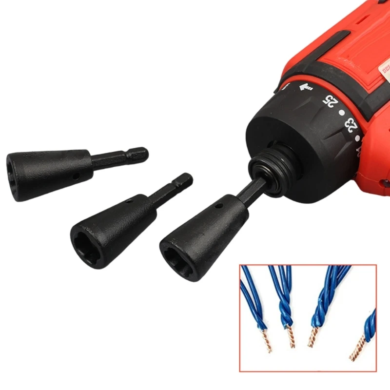 Cable Wire Wire Twisting Stripping Tool For Electric Drill Driver