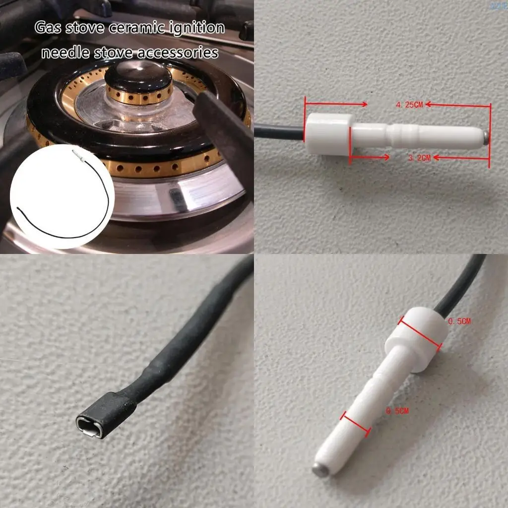 A2Ue Gasbranders Keramische ontstekingsnaald Diesels Kachel Kop Ignitor Rod -elektrode brandende -sonde voor