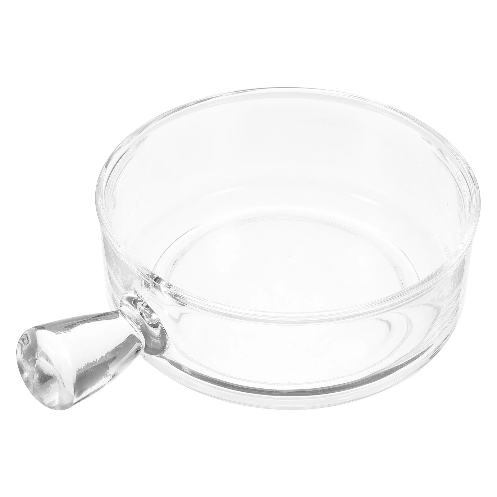

Large Glass Salad Bowl with Handle Clear Glass Serving Bowl Nordic Design Perfect for Family Meals Parties Kitchen Salad Serving