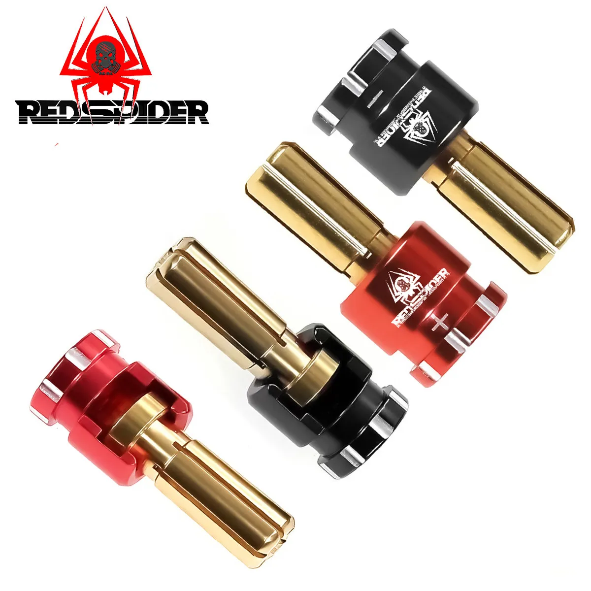 RS Red Spider Climbing Model Car Battery Banana Head G-Max Battery Modification 90 Degree Output Plug R90 for RC Crawlers