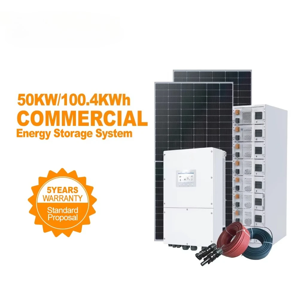 Bluesun النظام الشمسي التجاري 30Kw 50Kw 100Kw BESS شبكة هجينة تخزين الطاقة الشمسية مع Lifepo4 البطارية الشمسية مجموعة كاملة #2