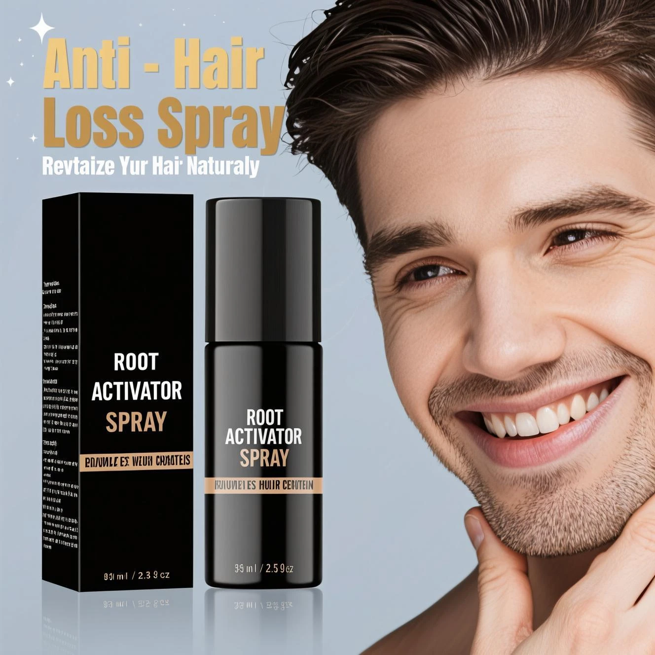 Natural Hair Growth Spray with Rosemary Extract - Scalp Treatment for Thicker Fuller Hair, Nourishes Roots & Reduces Shedding.