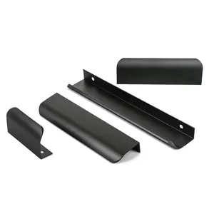 Ouro Preto Hidden Hands Long Kitchen Cabinet pulls drawer drawers aluminum alloy furniture handles Main Main Sales Handleer Holder - №7