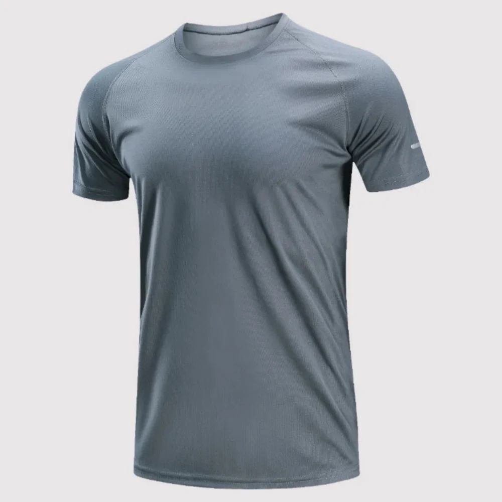 Sports T-shirt Men\'s Quick-drying Running Fitness Clothes Loose Breathable Summer New Outdoor Sports Casual Short-sleeved