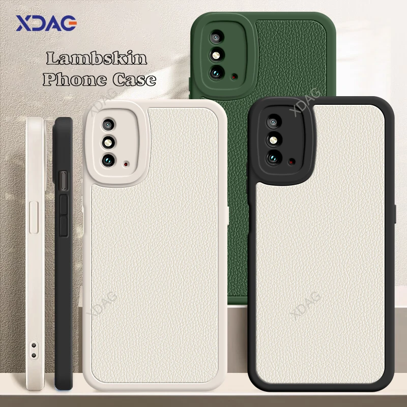 

Lambskin Square Case for Honor X30 Max X30Max X30i 5G KKG-AN70 Shockproof Soft Lens Protection Original Leather Back Cover Shell