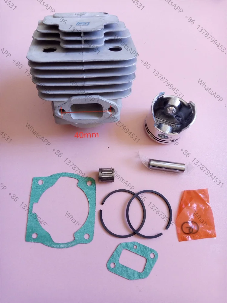 40F-5 CYLINDER KIT 40MM 1E40F-5 40-5 2 STROKE BRUSHCUTTER TRIMMER AUGER ZYLINDER PISTON RING BEARING GASKET ROLLER ASSEMBLY