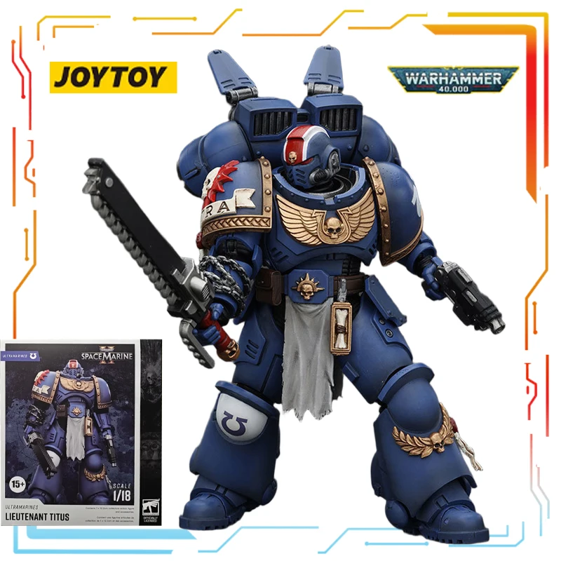 JOYTOY Originele Warhammer 40K 1/18 Schaal Afgewerkt Mecha Is Beweegbare Ultramarines Anime Action Figure Model Speelgoed Model voor Jongens