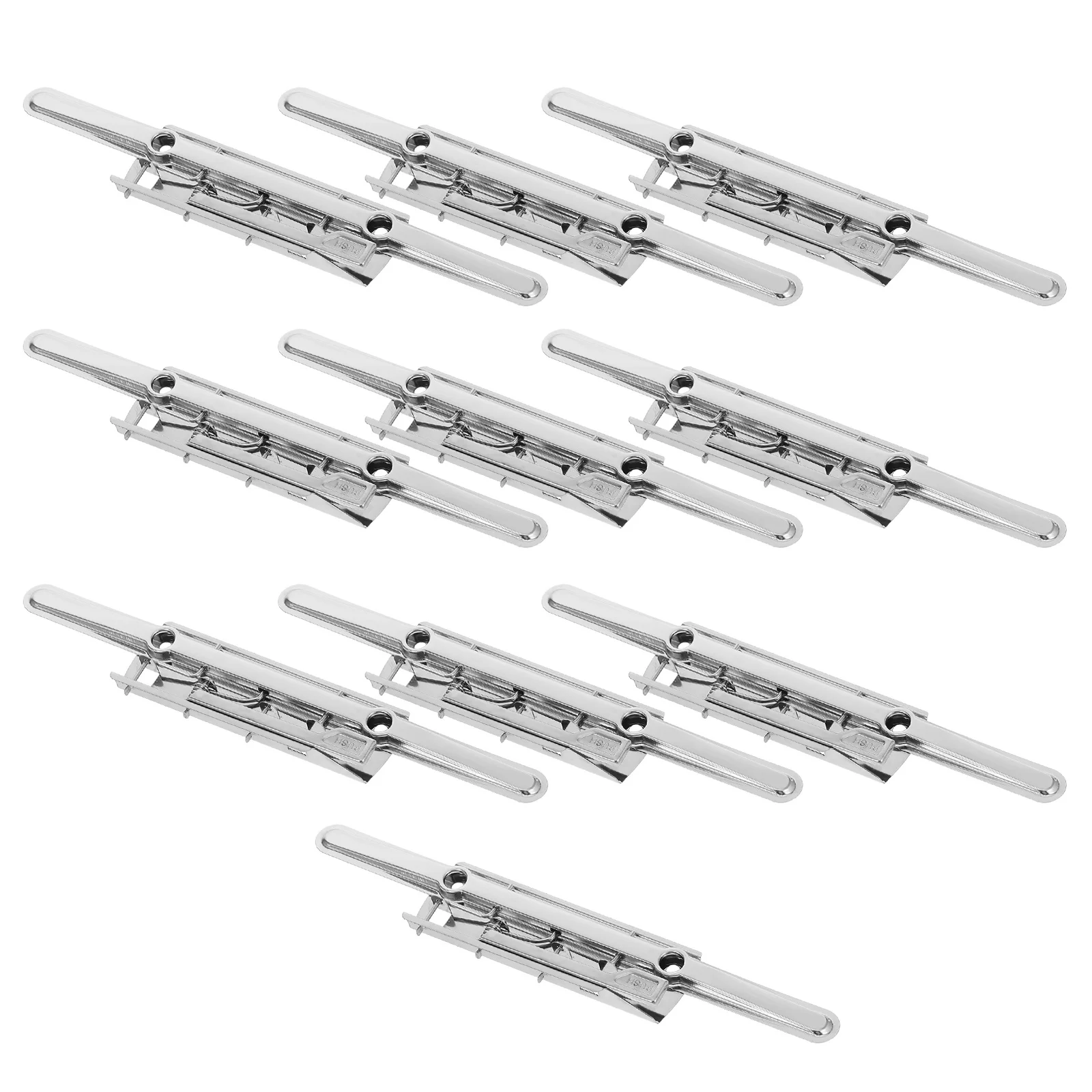 

10 шт., офисные зажимы для буфера обмена, доска для файлов, длинные зажимы для прессования, органайзер для документов, школьные и деловые принадлежности