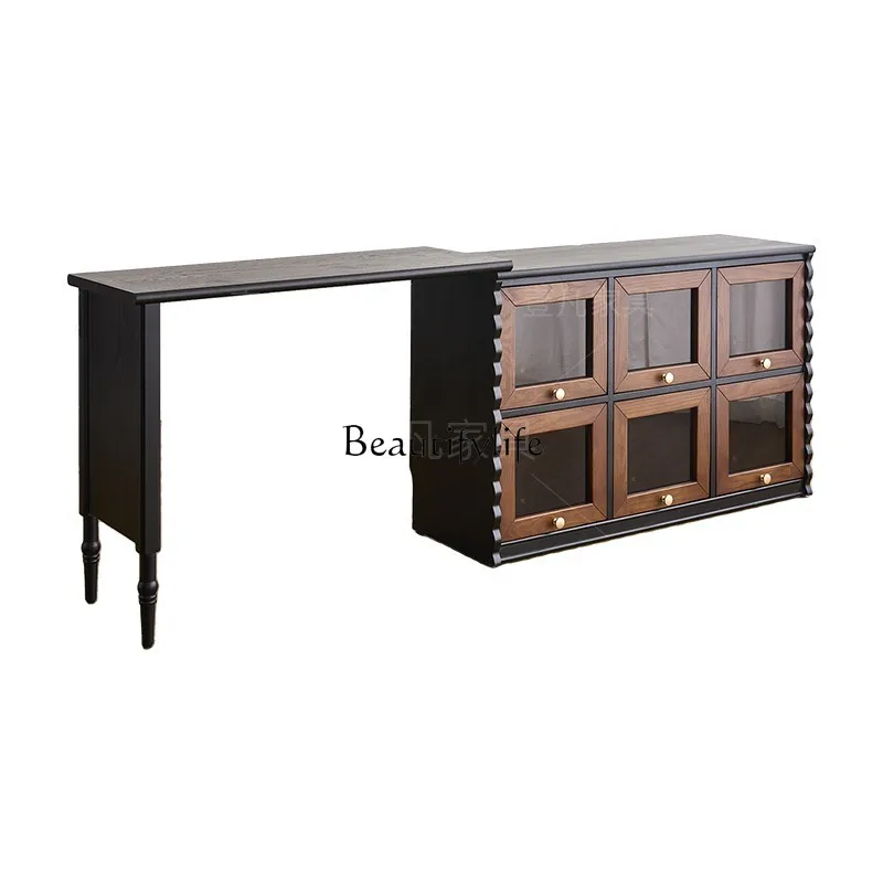 French medieval dresser, chest cabinet, integrated bedside chocolate cabinet, household