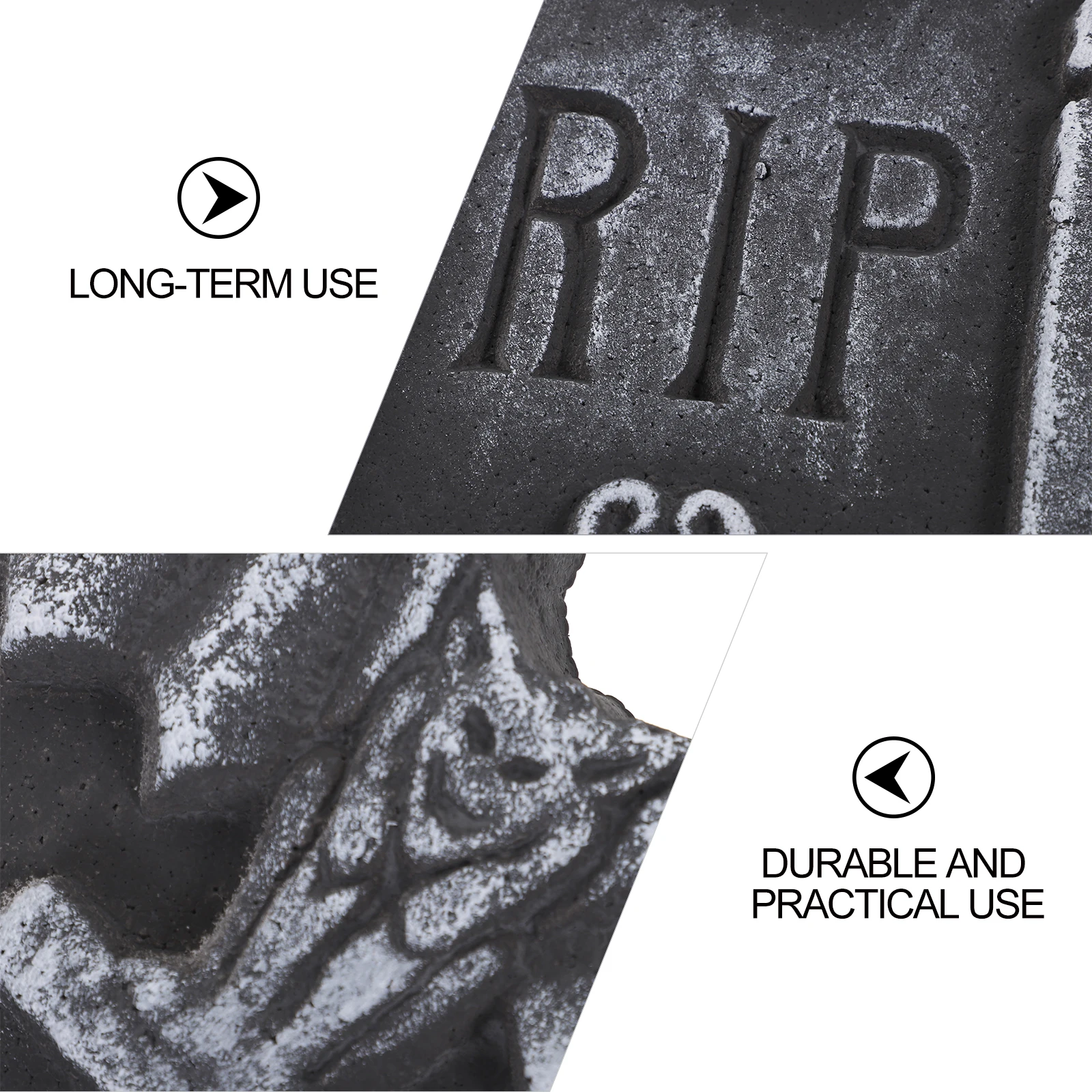 

1Pcs Halloween Foam Tombstone Decoration Scary Haunted House Outdoor Indoor Halloween Gravestone Party Ornament