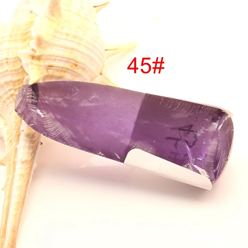 Alexandrite Stone Raw Synthetic Corundum Rough Stone Color Change Gemstone Ready To Ship