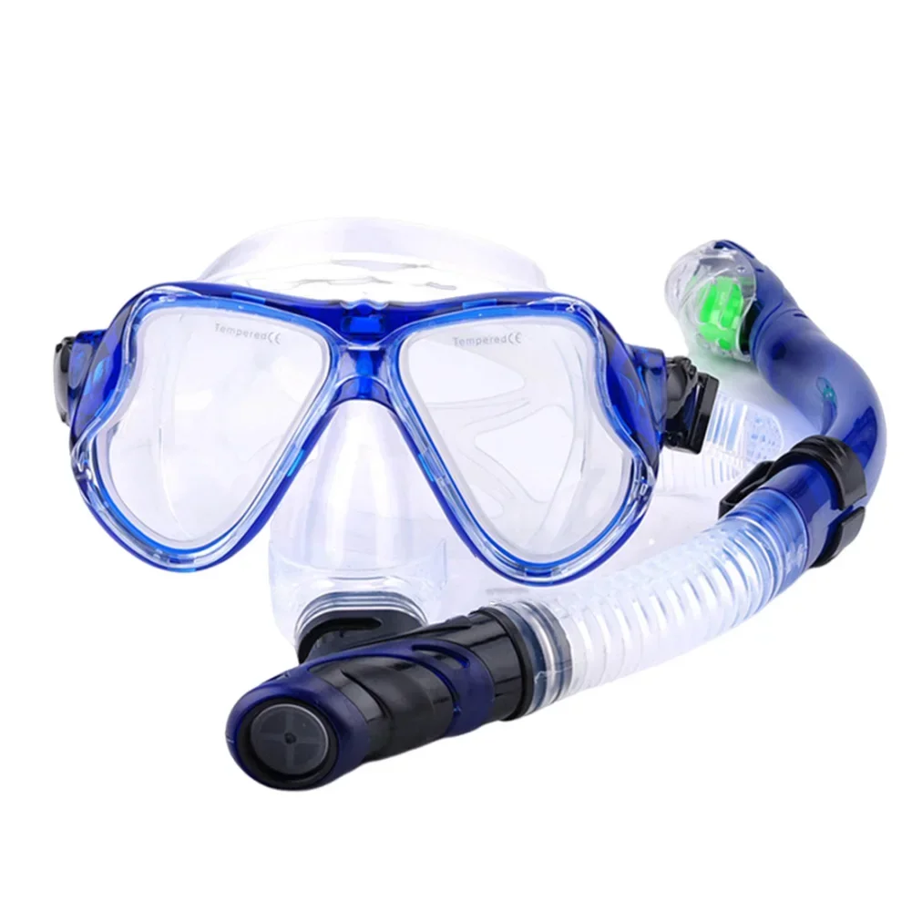 Diving Equipment Adult Snorkel Set Underwater Adventure Versatile Design Wear-Resistant Clear Vision Underwater