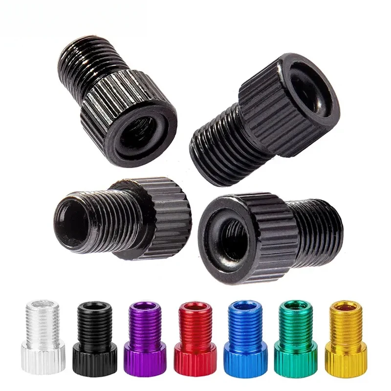 

4/8Pcs Presta Valve Adapter - Convert Presta To Schrader - French/UK To US - Inflate Tire Using Standard Pump Or Air Compressor