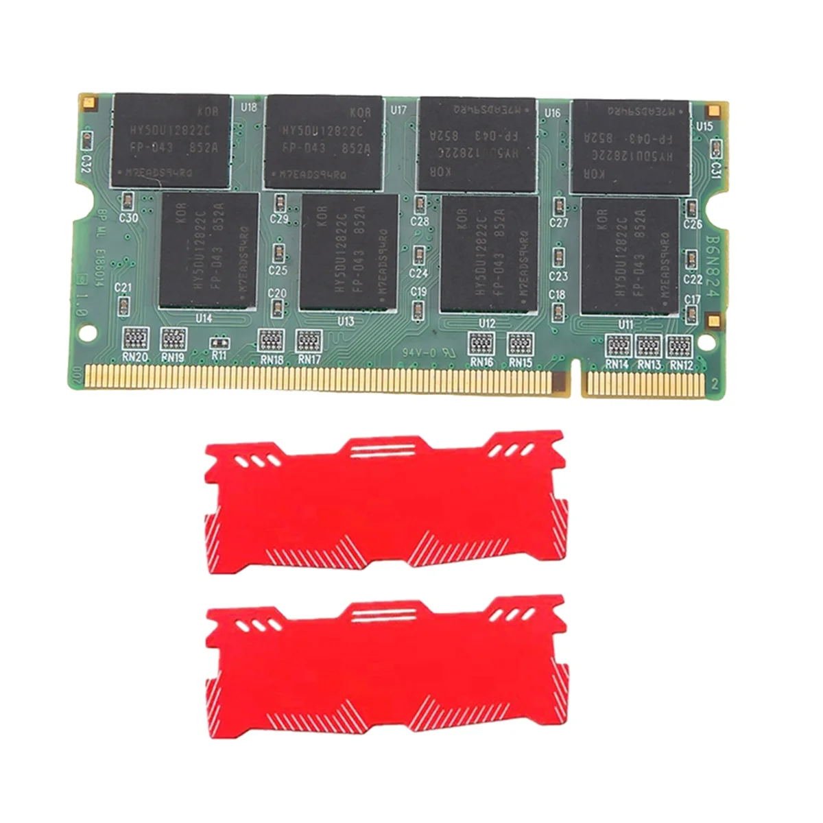 For Hynix 1GB DDR1 Laptop Memory Ram+Cooling Vest DDR333 PC 2700 333Mhz SO-DIMM 200PIN for Laptop Sodimm