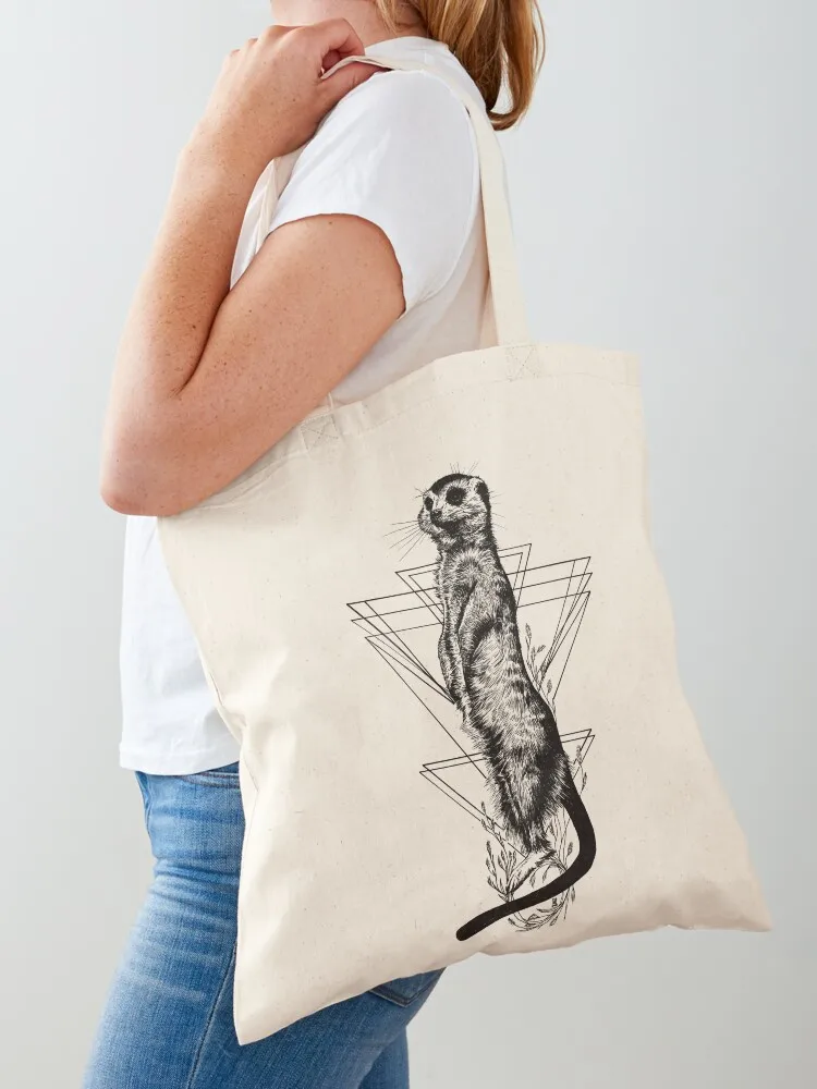 

Meerkat - little guardian Tote Bag tote bag women Eco bag Custom shoping