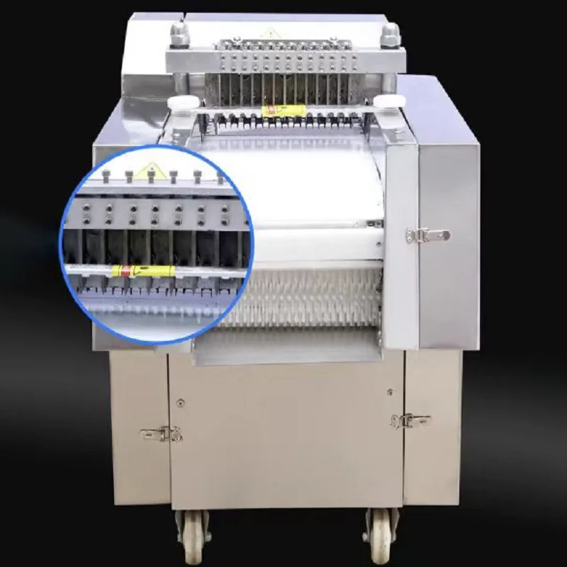 商業鶏魚鶏アヒルキューブマシン肉切断機肉チョッピングマシン