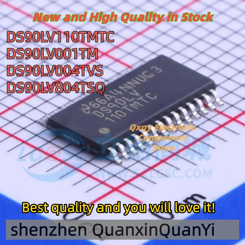 1pcs new DS90LV110TMTC  DS90LV001TM LV001TM DS90LV004TVS 90LV004TVS DS90LV804TSQ 804TSQ