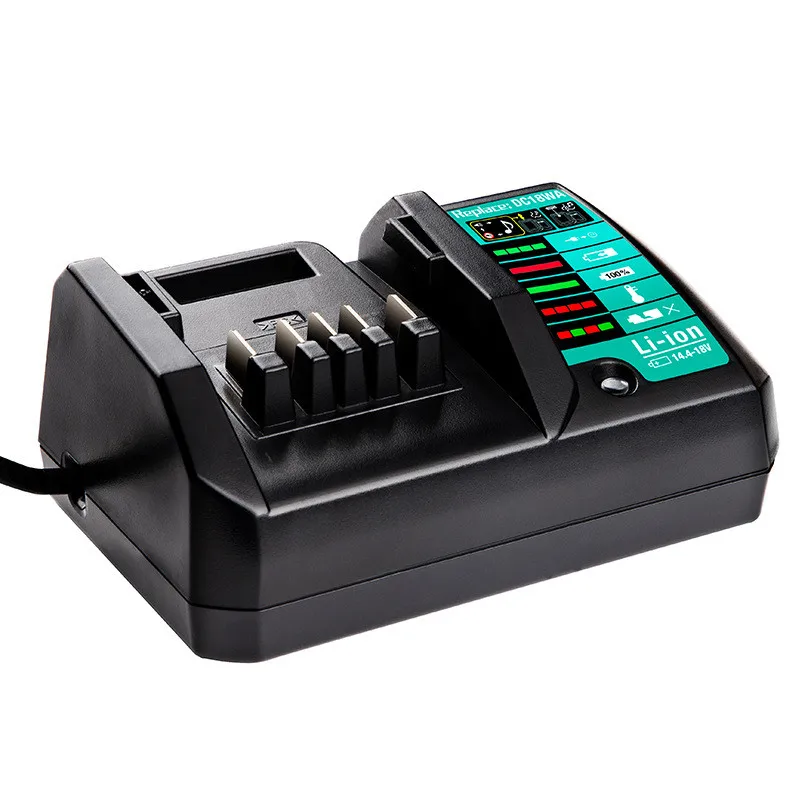 NEW For Makita 14.4V-18V Li-Ion Battery Charger DC18WA Power Tool 100V-240V Lithium Battery Charger BL1815G BL1413G