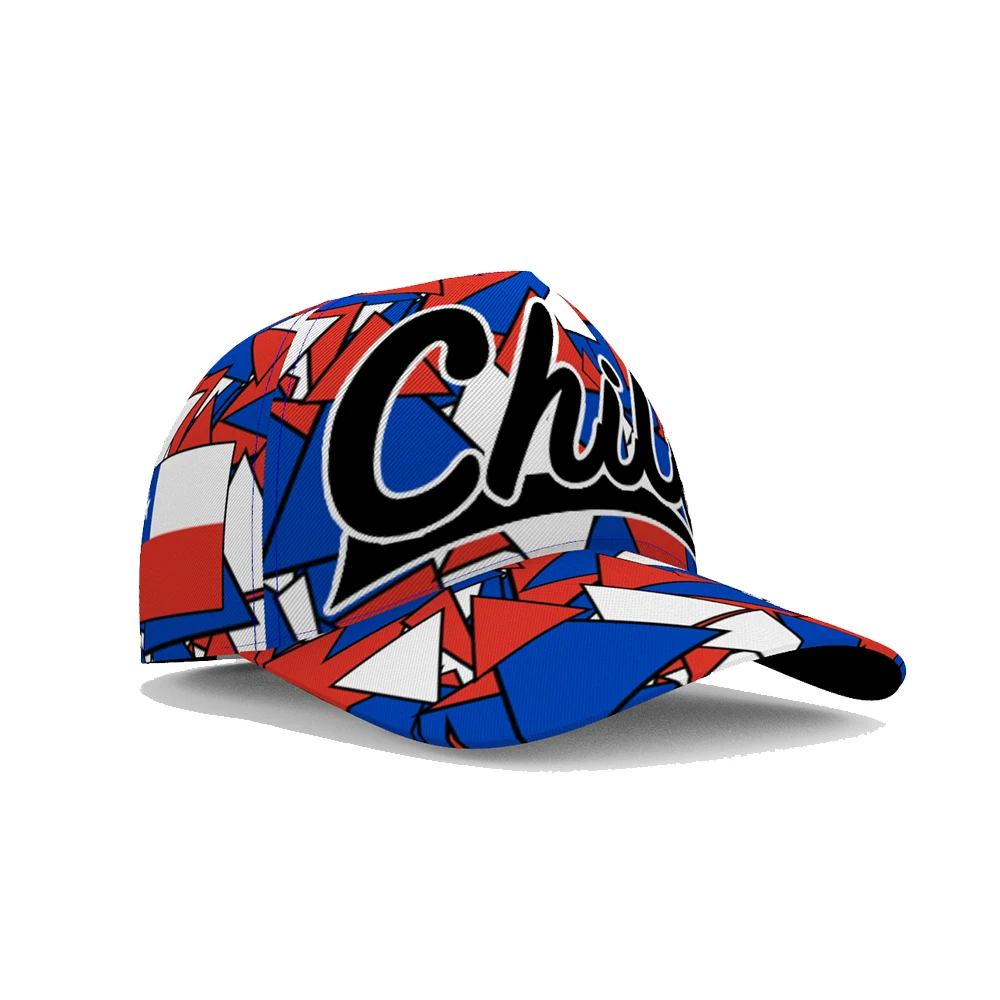 Chile Baseball Caps Custom Made Name Number Team Logo Cl Hat Chl Republic Travel Spanish Nation De Chilean Flag Photo Headgear