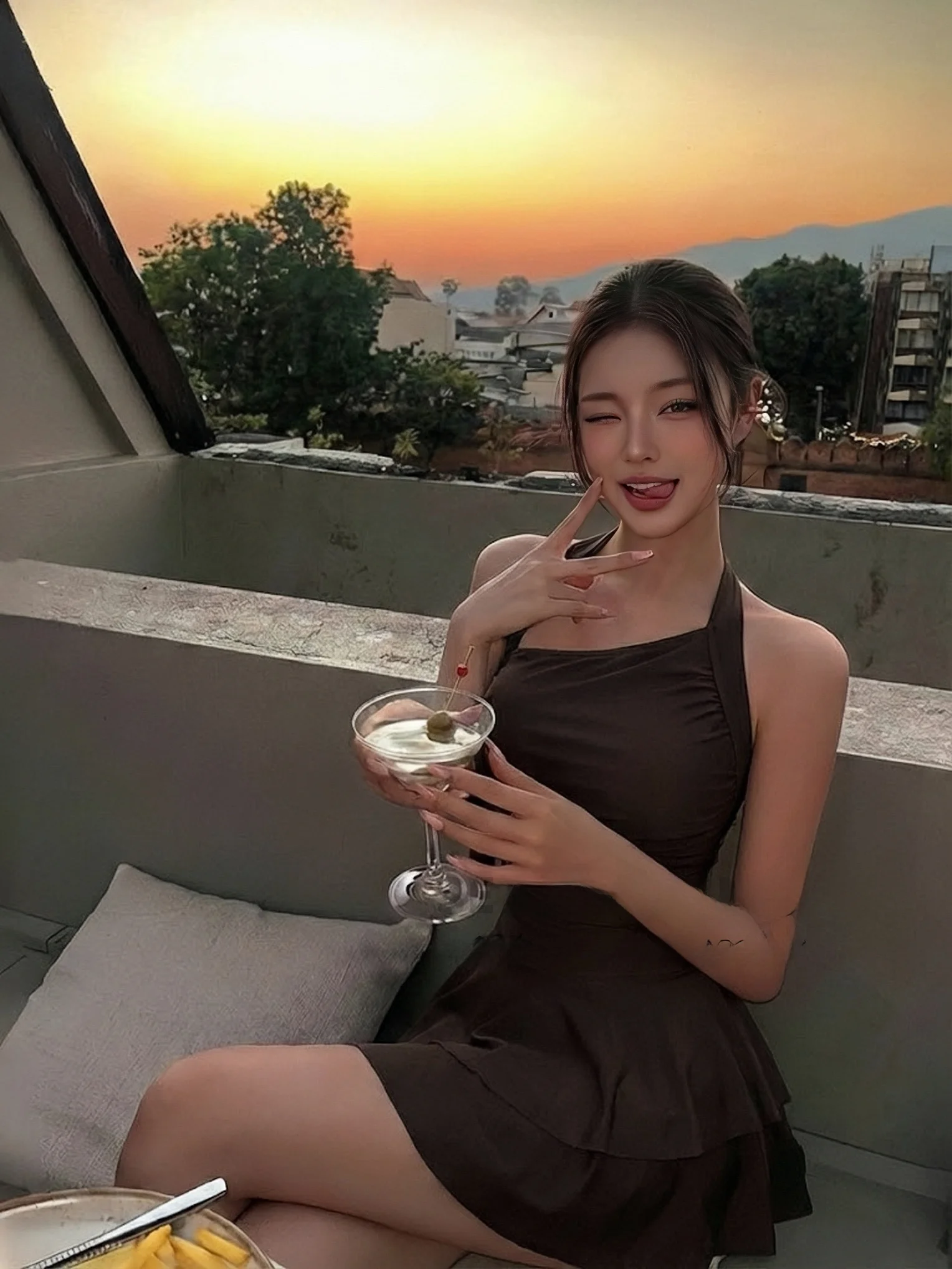 

Новый 2026 Сексуальный женский слитный купальник для отдыха на горячих источниках, без спинки, утягивающий, класса люкс, в стиле кофейной юбки