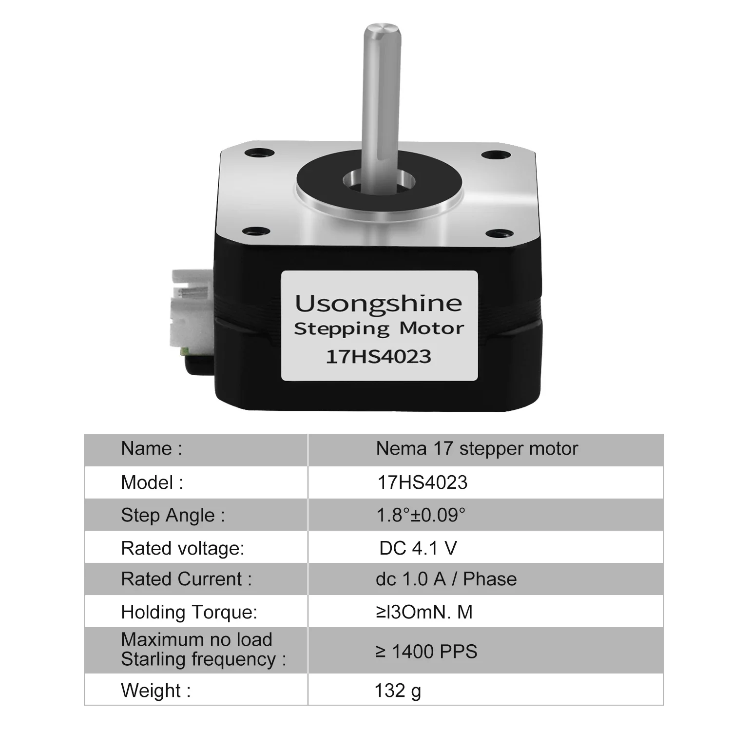 Usongshine All Nema17 Stepper Motor 17HS4401 42Motor 17HS4023 motor 42BYGH Motor 4Lead for CNC Laser Engraver 3D Printer