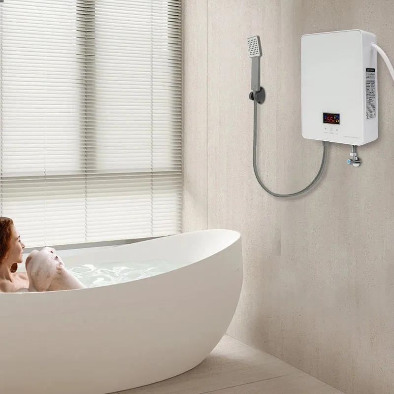 Instant electric water heater, bathroom shower equipment, shower constant temperature, convenient and safe