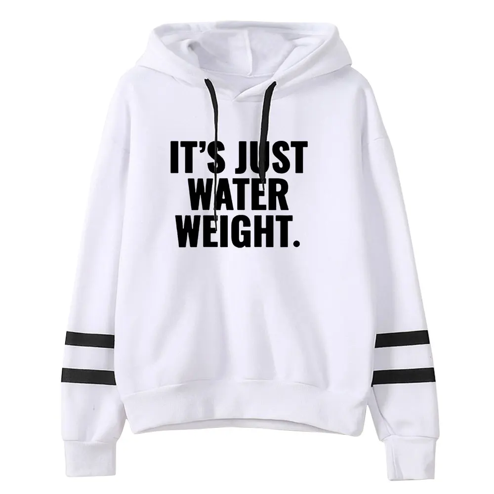 Nikocado Avocado merch it's just water weight  Hooded Long Sleeve Pocketless Sweatshirt Men Women  Pullover