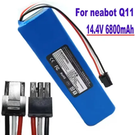 

100% Original 14.4V 6800mAh Rechargeable Li-ion Battery for neabot Robotic vacuum cleaner Q11