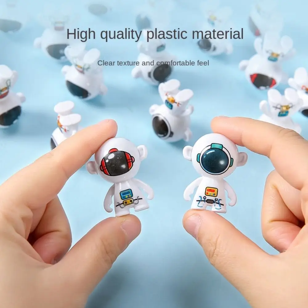 10pcs Pinata Toys Spaceman Inverted Mini Tumbler Swing Relieve Pressure Spaceman Astronaut Tabletop Bauble Mini Relax Desktop