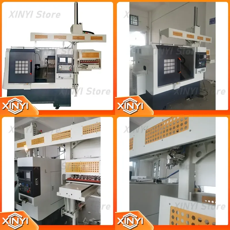 CNC Turning Machine CK46 Automatic CNC Lathe Slant Bed Index Chuck 8-Station Turret Robot Feeding for Pipe Elbow Tee Fitting