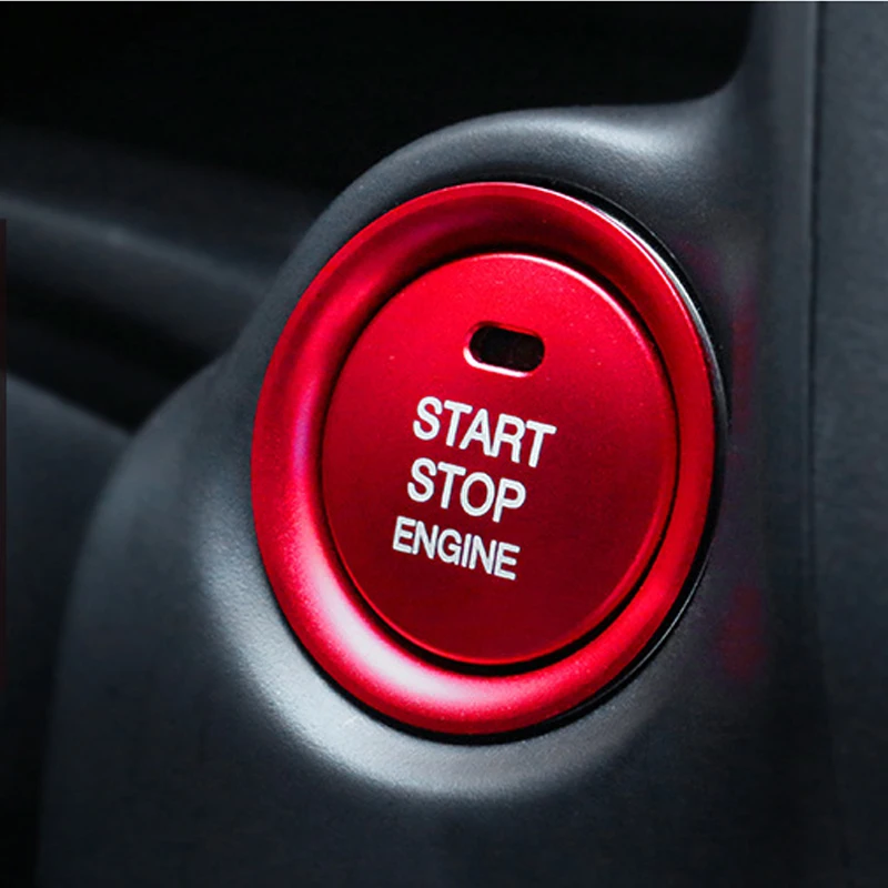 FOAL BURNING Car Air Conditioning Heat Control Switch Knob Decorate Cover Ring For Mazda 3 CX-4 Atenza CX-5 2017 2018 2019 2020