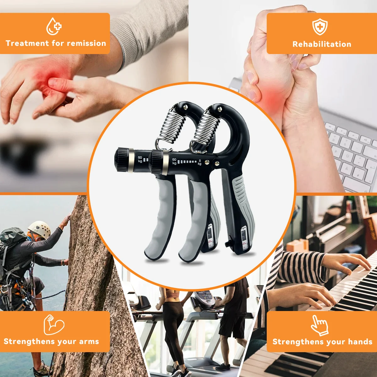 Variable-Tension Hand & Forearm Trainer 6