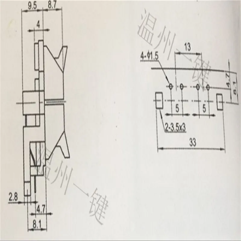 10 PCS Connection clamp 4 bits high quality test acoustics wiring clamp fast clip aging test clamp? WP4-15 external wiring seat