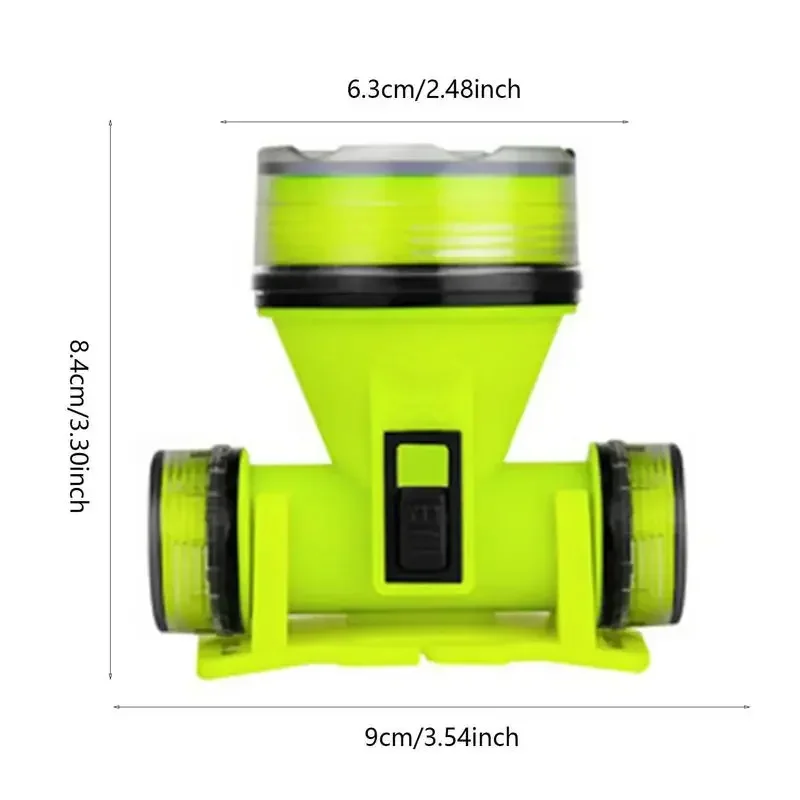 Diving Headlamp LED Underwater Searchlight Rechargeable 18650 Battery IPX8 Highest Waterproof Rating Professional Diving Light