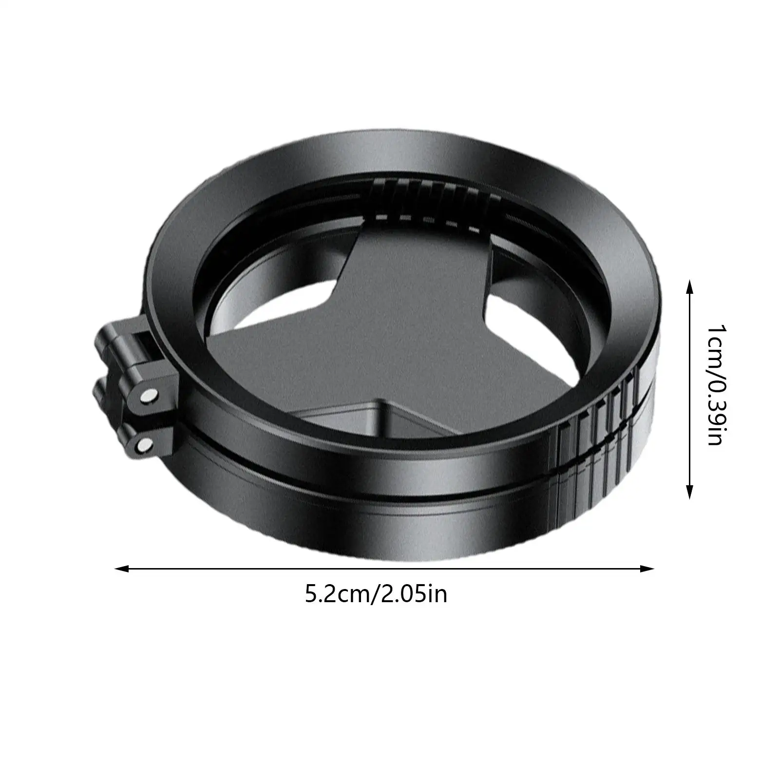 2-in-1 Magnetic CPL Starlight Filter Lens 52mm Phone Lens Filter Adapter Bracket Double-sided Extendable Polarizing Filter Ring