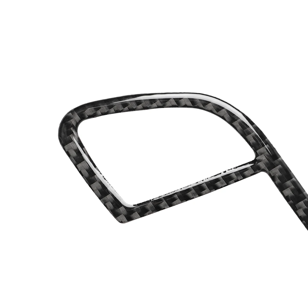 4pcs for Audi A4 B8 A5 Q5 Car Door Inner Grab Handle Decorative Cover Trim Sticker Decal Auto Interior Accessories Carbon Fiber