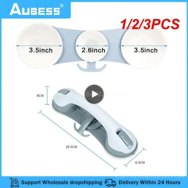 

1/2/3 шт., Антискользящая ручка на присоске