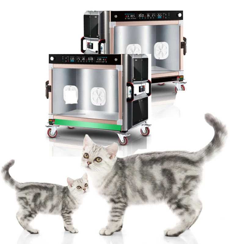 

Кислородный инкубатор для собак ICU, ветеринарная клетка для кошек, распродажа для больничных клетки для домашних животных, многофункциональные клетки ICU из нержавеющей стали