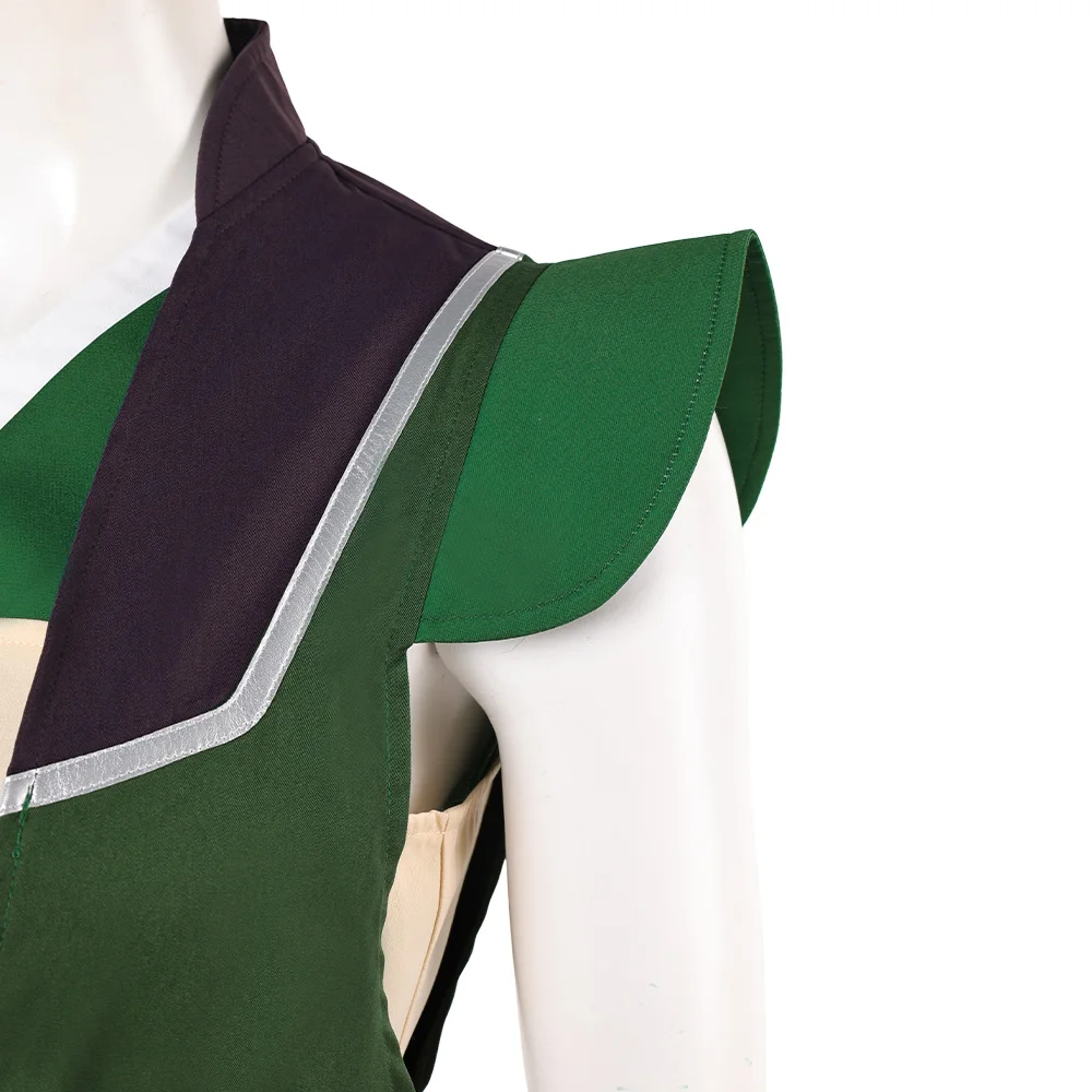 Avatar Toph Cosplay Beifong Costume for Adult Women Clothing Headband Roleplay Fantasia Outfits Halloween Carnival Suit - view 4