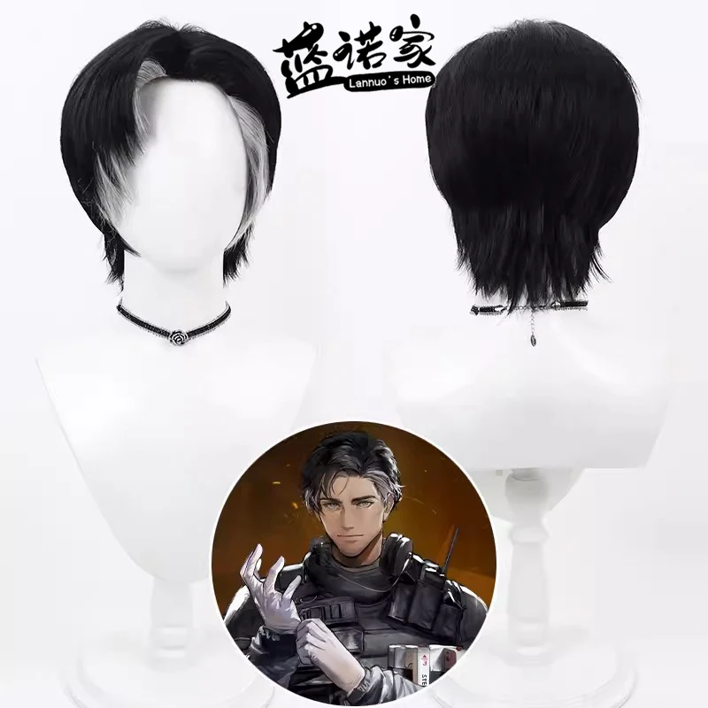 

Аниме Arknights Marius Pranker Cos, парик для косплея, реквизит для Хэллоуина, карнавала, синтетические волосы, термостойкое волокно + шапочка для парика